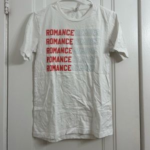 Romance novel t-shirt romance reader graphic tee